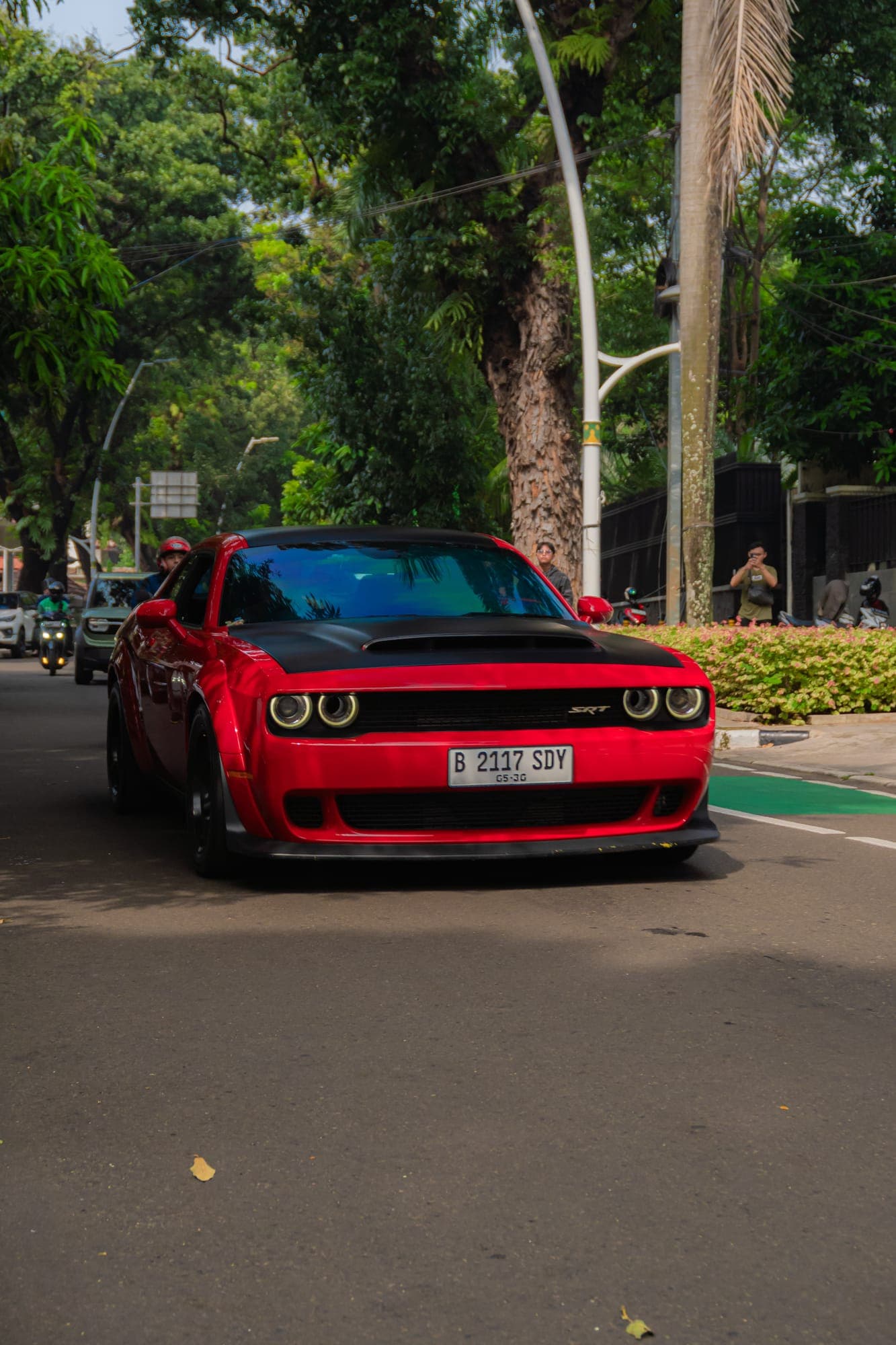 Red Dodge Challenger SRT Hellcat project detail image 1